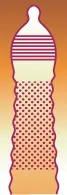 Ultimate Sensation condom shape