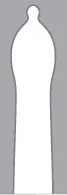 Ultra Lite condom shape