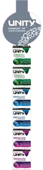 Unity condoms clip strip display